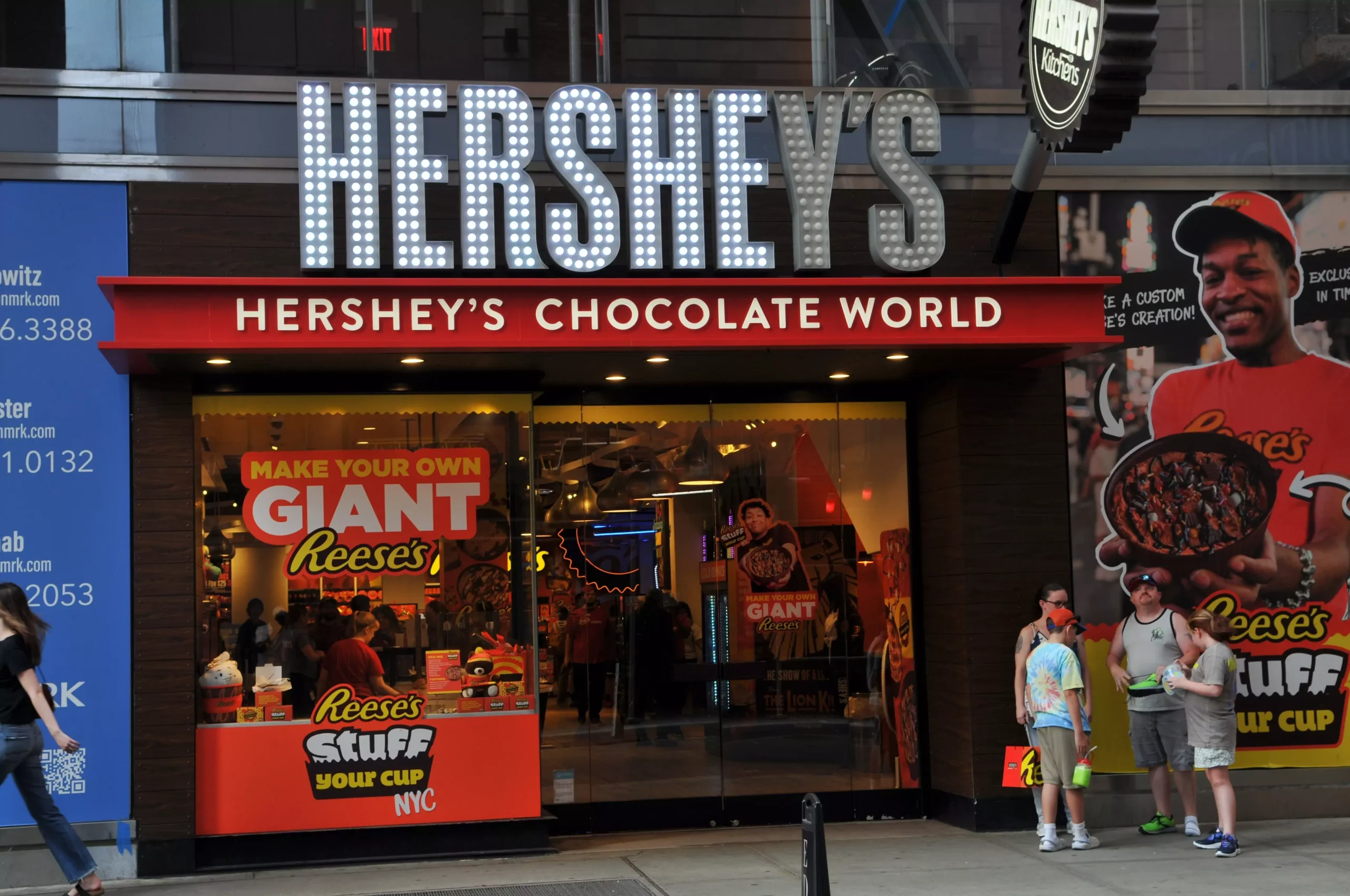 Hersheys Chocolate world times Square