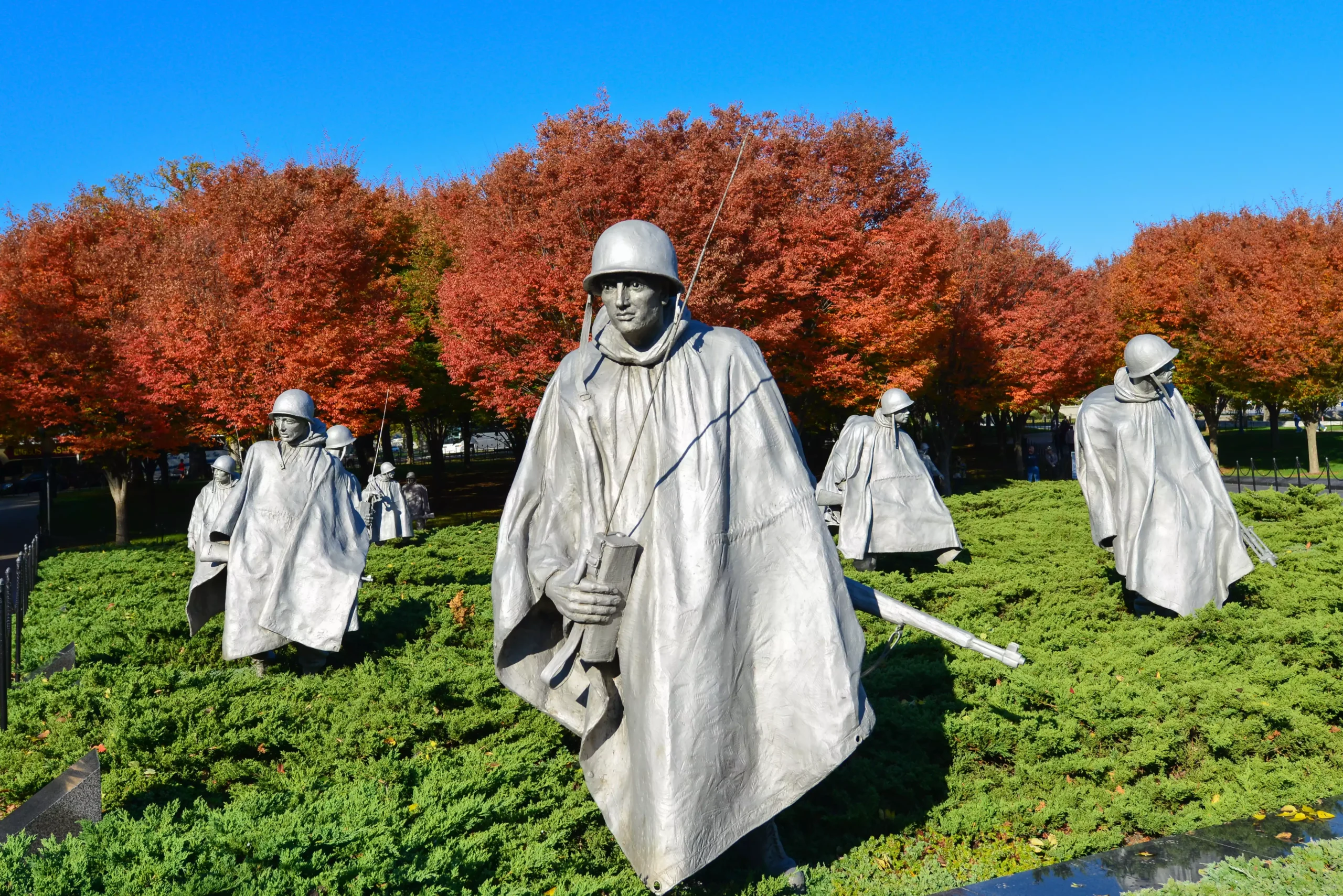 Korean War Veterans Memorial located in National Mall scaled