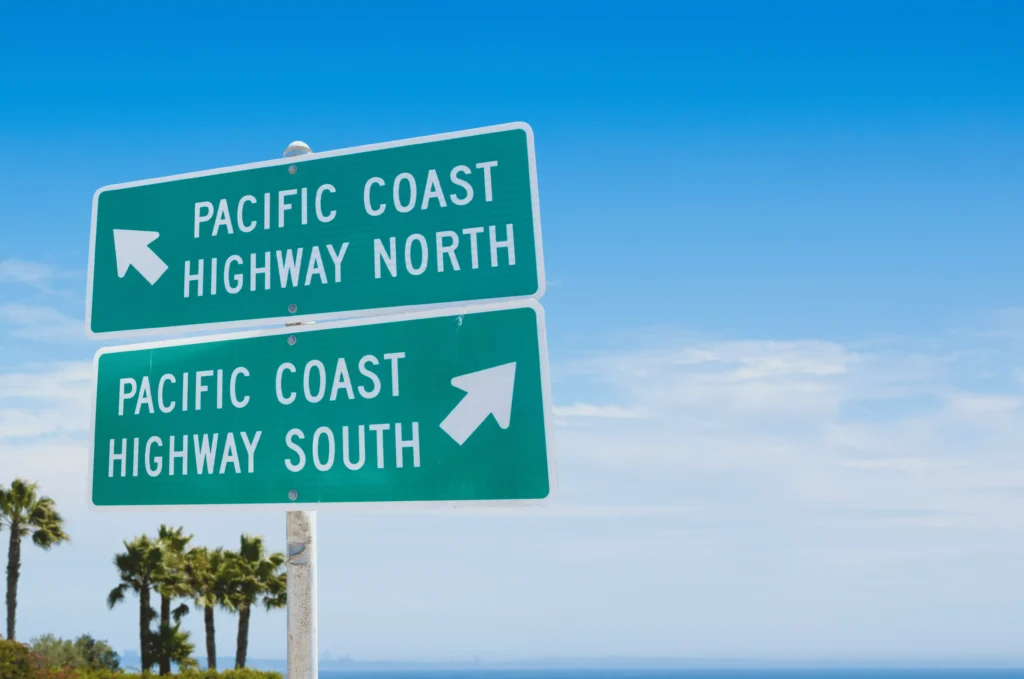 Pacific Coast Highway Directions