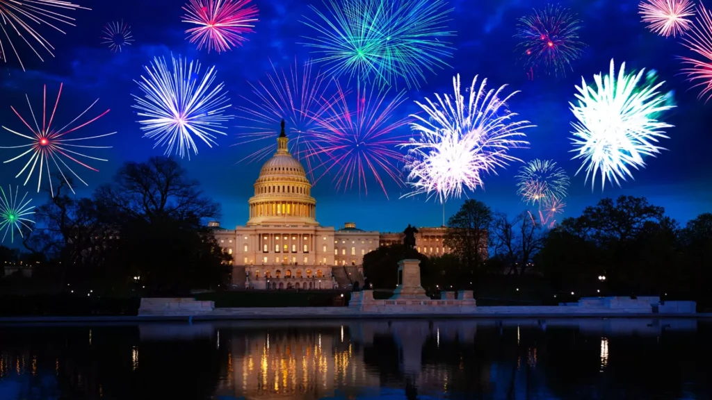 Independence Day Fireworks at Washington DC