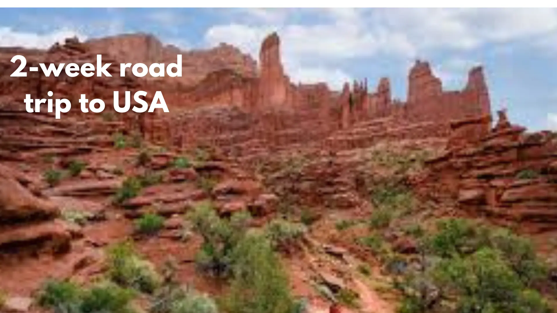 2 week road trip usa Moab