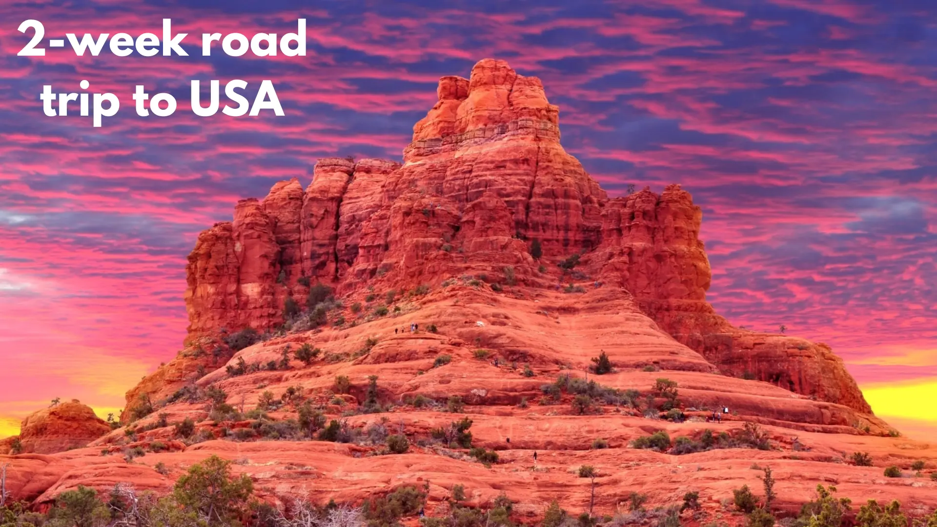 2 week road trip usa Sedona, Arizona