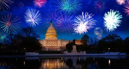 Independence Day Fireworks at Washington DC